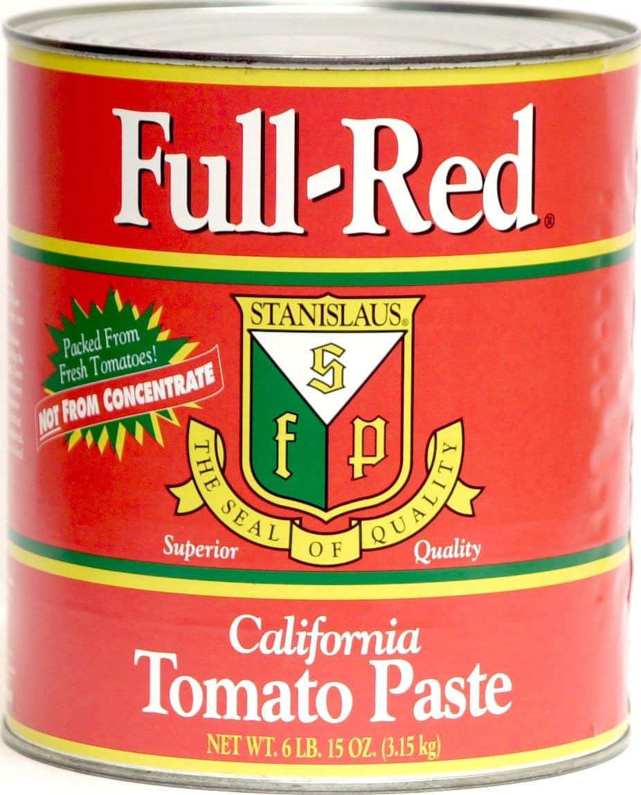 Stanislaus Full Red California Tomato Paste, 6-pound 15-ounces No. 10 Can