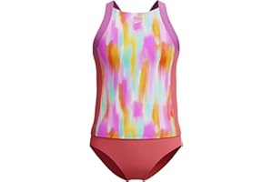 Speedo Girls Swimsuit Two Piece Tankini Thick StrapTankini Set