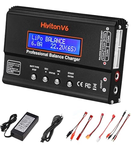 QWinOut MAX B3 Pro Cargador Balanceador Compacto Para Baterías LiPo 2S 3S – 7.4V Y 11.1V | Entrada 100-240V, Salida 3x800mA Con Indicadores LED | Ideal Para Baterías De RC Y Drones