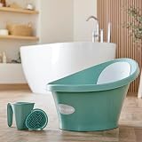 Shnuggle Cradle Cap Brush Baby Scalp Brush Silicone Gentle Massage Sage view 7