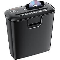 Bonsaii Paper Shredder for Home Use, 8-Sheet StripCut Home Office Shredder, CD/Credit Card Shredder Machine with Overheat Pro