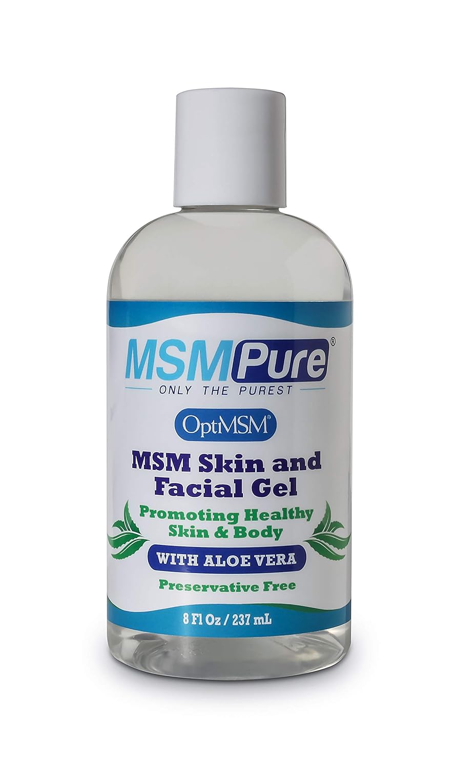 Kala Health MSMPure Max Strength Skin and Facial MSM Gel with Organic Aloe, Preservative Free, Made in the USA, 8 oz : Facial Treatment Products : Beauty