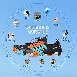 Hike Barefoot Shoes for Women Men, Wide Toe Water