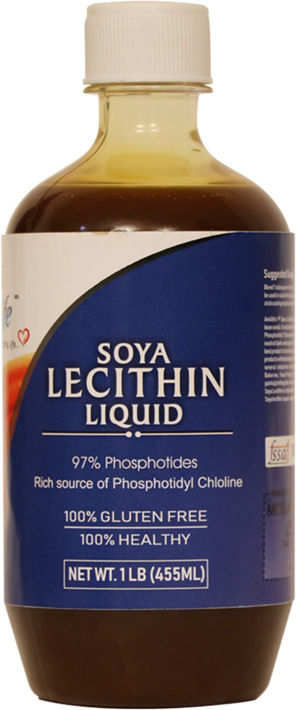AmiLife Soya Lecithin Liquid (455 ml)