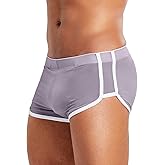 MIZOK Mens Boxer Shorts Underwear Sexy Breathable boxers for men Lounge Shorts with Mesh Liner