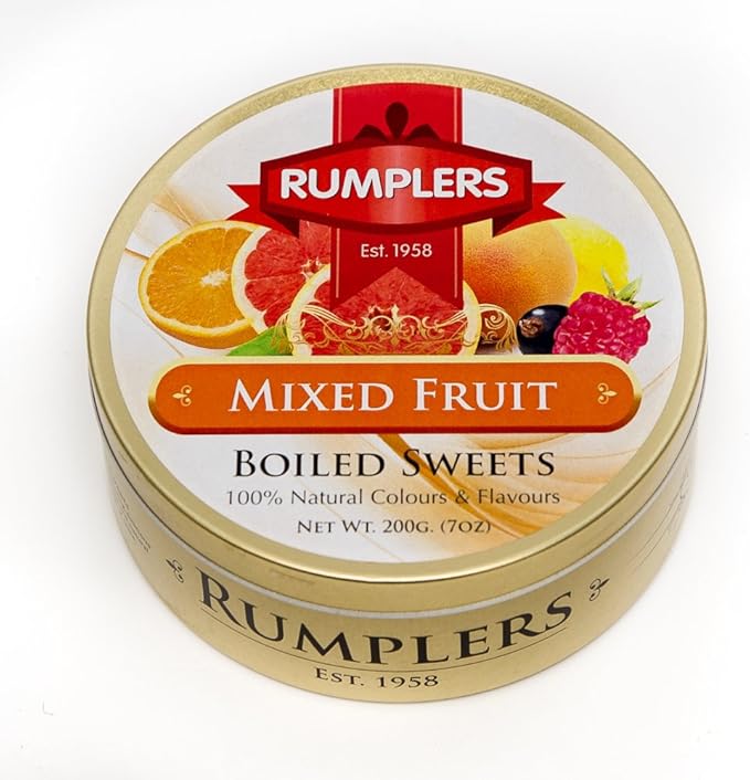 Rumplers Kosher Mixed Fruit Travel Sweets with Natural Flavours and Colours in Protective Travel