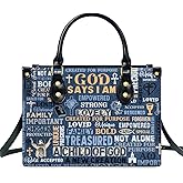 Jesuspirit Leather Handbags - Bible Bags, Religious Bag - Christian Gifts For Women - Christmas Gift For Mom, Grandma