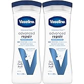 Vaseline Intensive Care Advanced Repair Fragrance Free Body Lotion 2-Pack 10 oz each