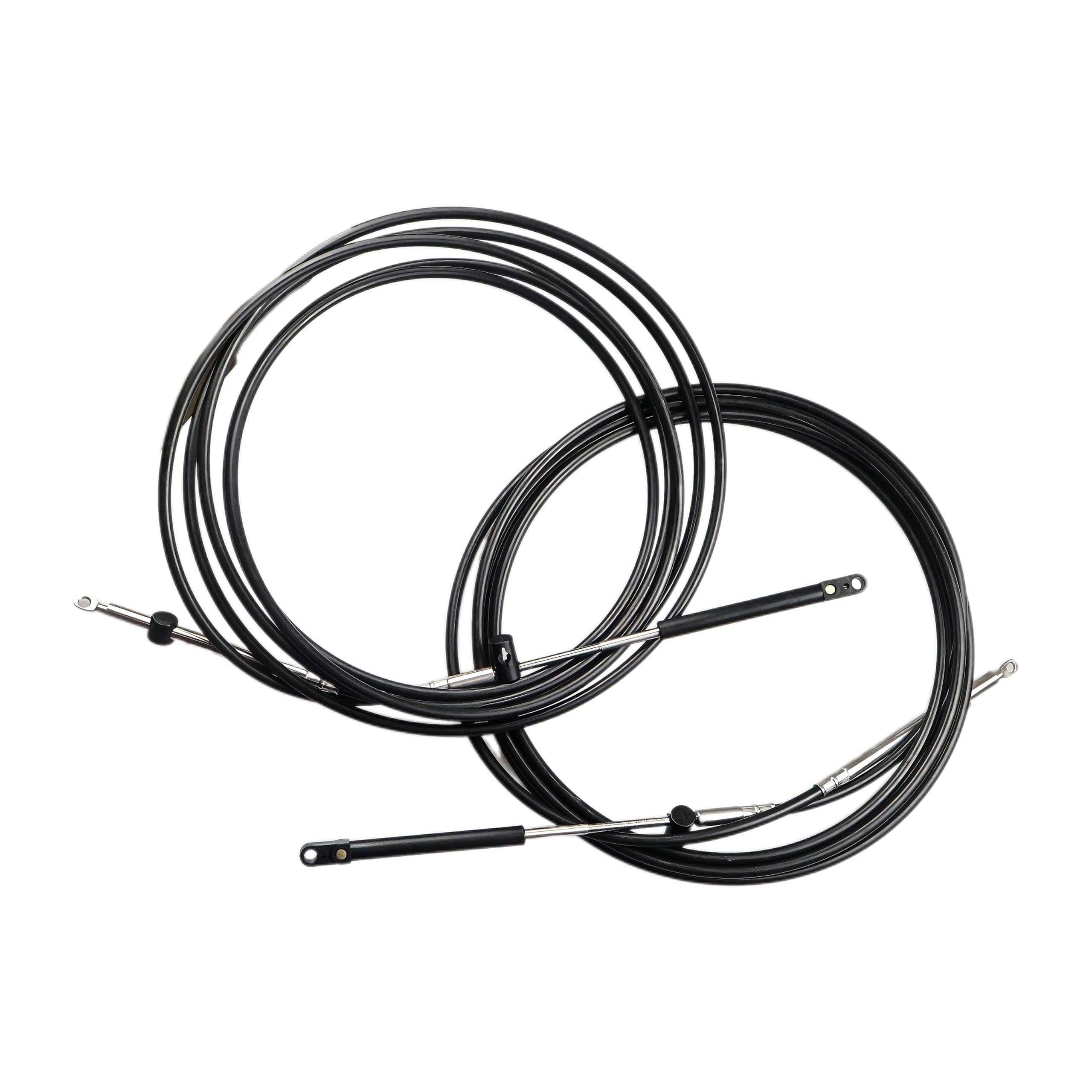 Photo 1 of XTSZHDSL 2pcs Throttle and Shift Cables CC17918 Compatible for Mercury Mariner Outboard Motor GEN I Throttle Cable (18FT)