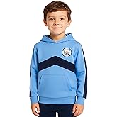 Icon Sports Officially Licensed Manchester City Youth Hoodie, Boys Man City Blue Soccer Pullover Sweater, Large