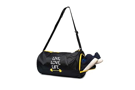 nivia gym bag with shoe compartment
