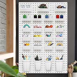 Roowest 60 Pcs Pegboard Cups Pegboard Bins