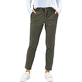 G Gradual Women's Pants with Deep Pockets 7/8 Stretch Ankle Sweatpants for Golf, Athletic, Lounge, Travel, Work