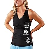 UV SKINZ Women's Swim Tankini – Modest Tankini Top with Built-in Bra, UPF 50+ Sun Protection & Flattering Ruched Sides