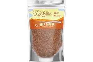 Beg & Barker Beef Dog Food Topper (5 oz, Pack of 1) - Premium Meal Mixers for Dogs - Healthy Dog Food Topper - All Natural, Dog Food Seasoning - High Protein Beef Dog Food Toppers