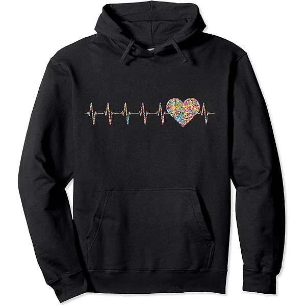 Amazon.com: Heart Rate Hoodie Heartbeat Pulse Rhythm Love