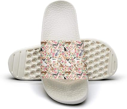 floral slip on sandals