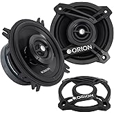 ORION Cobalt Series CB42 4” 2-Way Coaxial Car Speakers, 160W, 4 Ohms, Full Range, Enhanced Bass, Polypropylene Cone & Butyl R