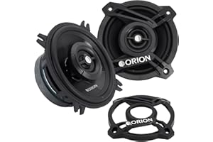 ORION Cobalt Series CB42 4” 2-Way Coaxial Car Speakers, 160W, 4 Ohms, Full Range, Enhanced Bass, Polypropylene Cone & Butyl Rubber Surround, Easy Install (Pair)