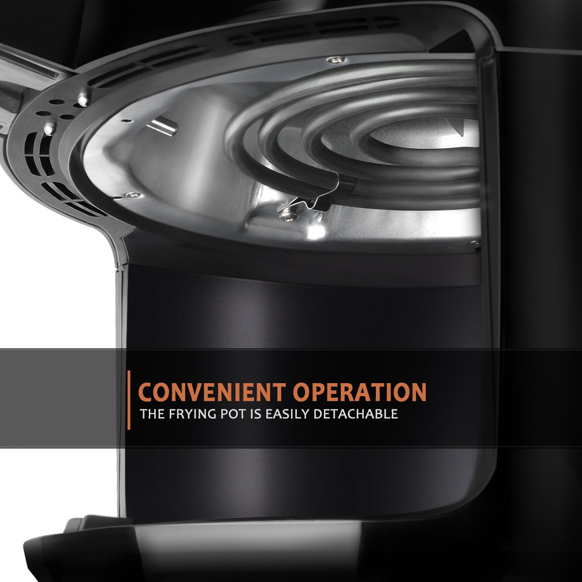 Ultrean Air Fryer with LCD Screen, 4.2 Quarts plus Airfryer CookBook 10 Recipes, Oil-Free 