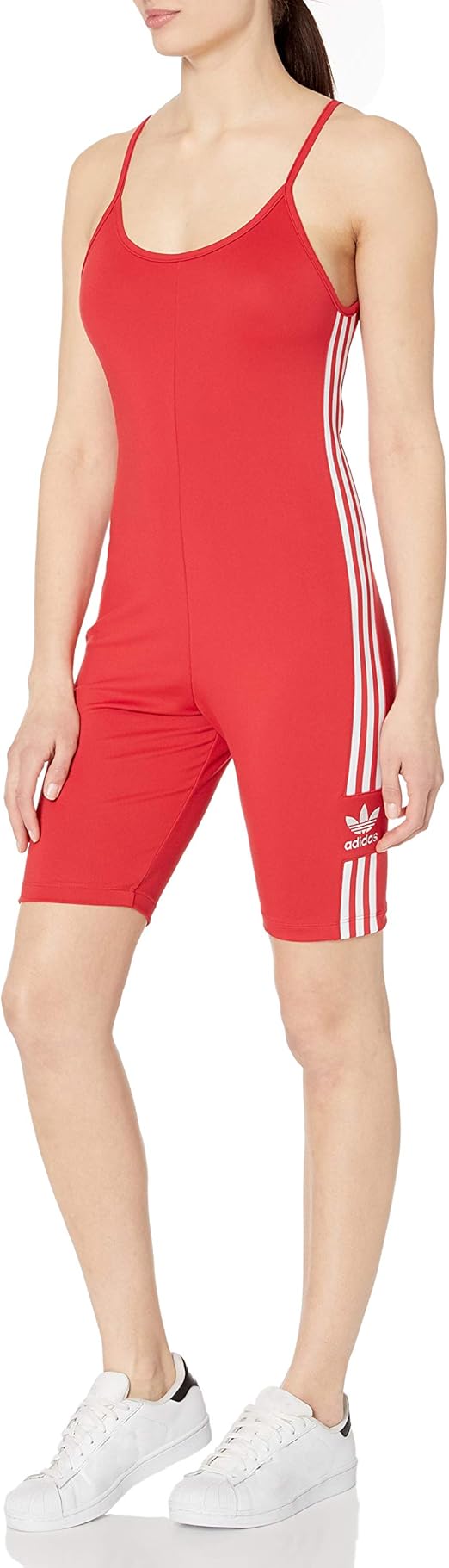 red adidas cycle shorts