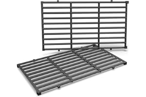 QULIMETAL 7637 Grill Parts for Weber Spirit E210, 17.5 "Grill Grates for Weber Spirit E210, E220, S210, S215 with Front Control,Replacement Parts for Weber Spirit 200 & GS4 Spirit II E210, Spirit II E220
