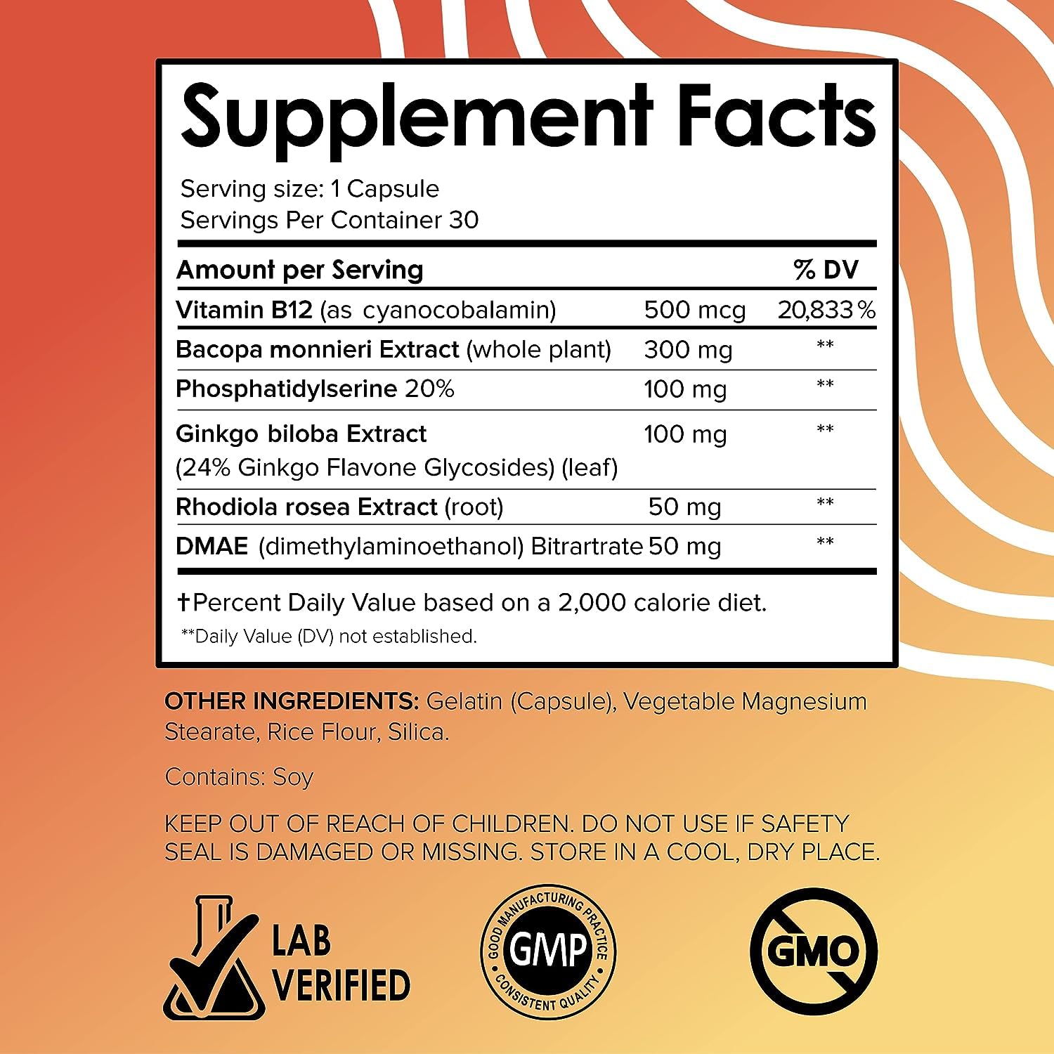Mua Vital Vitamins Nootropic Brain Supplement - for Memory, Focus ...