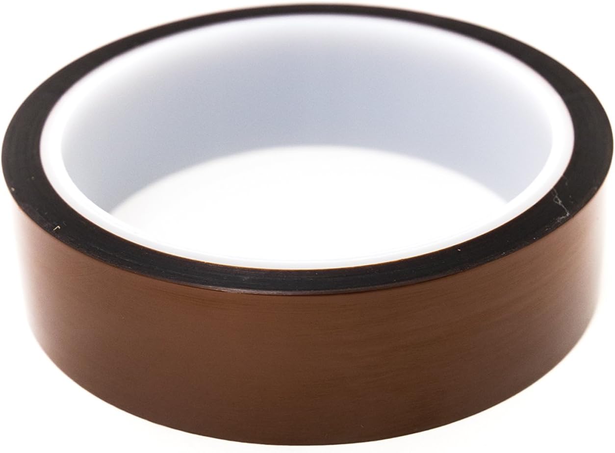 Bertech Low Static Polyimide Tape, 1" Wide x 36 Yards Long, 1 Mil Thick on a 3" Core