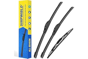 3 wipers Replacement for 2008-2019 Dodge Grand Caravan Front Wiper Blades Original Equipment Windshield Wiper Blades Set 26"+
