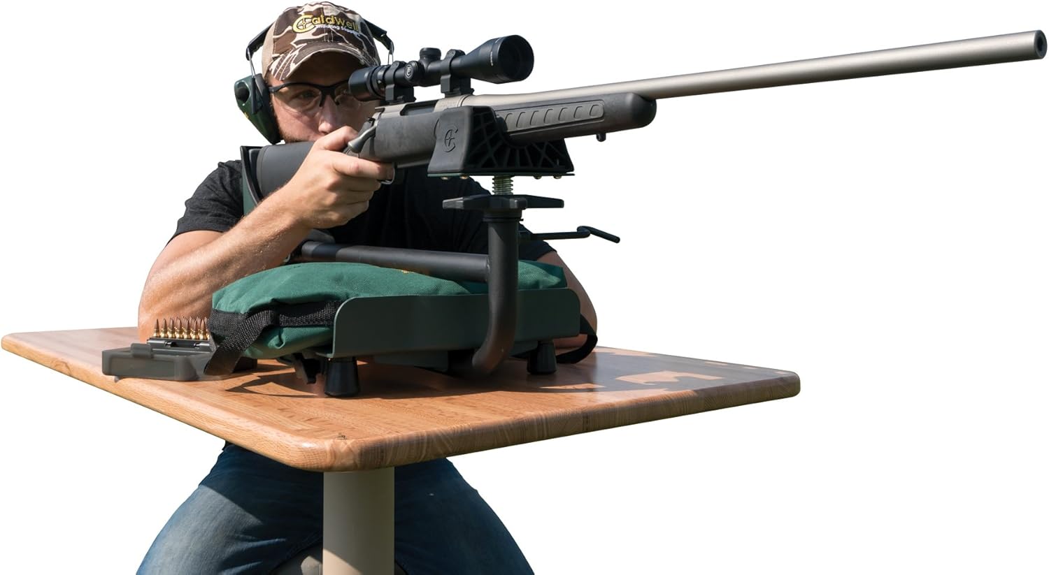 Caldwell Lead Sled 3 Adjustable Ambidextrous Recoil Reducing Rifle Shooting Rest for Outdoor Range : Sports & Outdoors