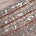TRLYC 12 x 120 Inch Sparkly Rose Gold Sequin Table Runner,Sequin Tablelcoth Rose Gold