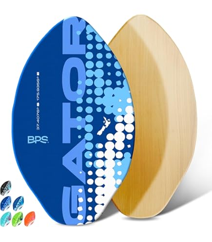 Amazon.com : BPS 'Gator PRO' Fiberglass Skimboard (44 Inch) with