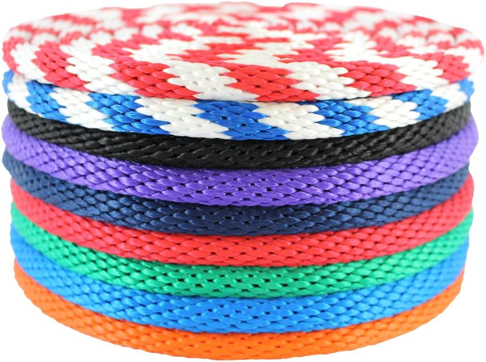 Multifilament Polypropylene Rope Derby Rope (1/4 inch) Solid Braid SGT KNOTS Soft Touch