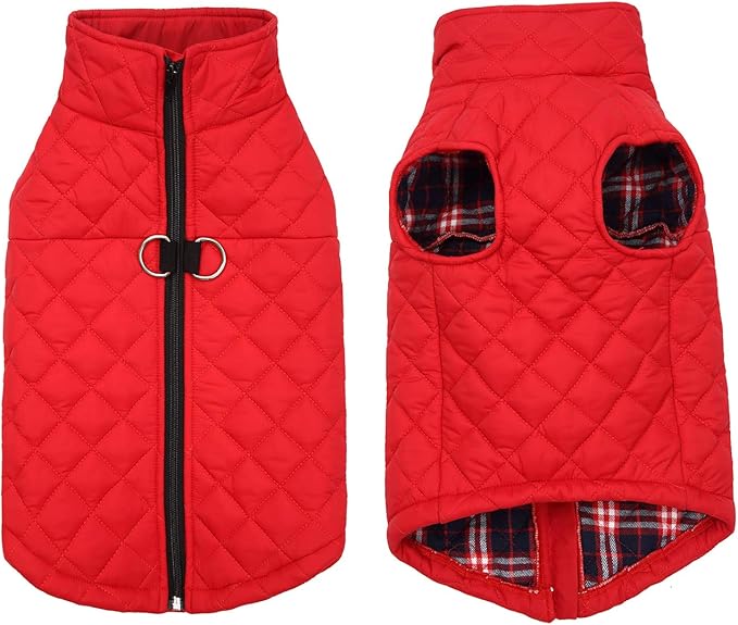 Geyecete Winter Warm Dog Coat Dog Coat Waterproof Jacket Warm Padded