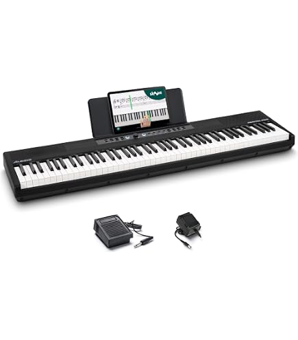 Amazon.com: Korg L1 Liano 88-Key Digital Piano - Black Bundle with