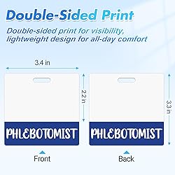 Besoar 5 Pack Phlebotomist Badge Buddy Card Holder