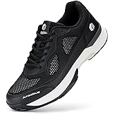 FitVille Wide Pickleball Shoes for Men Tennis Shoes Sneakers for All Court Racquetball Athletic Shoes for Racquet Sport | Arch Support & Wide Toe Box