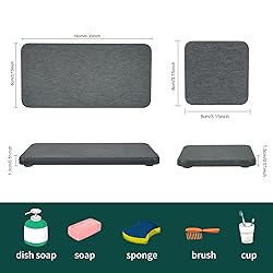 Soap Dishes, 4-Set Water Absorbent Diatomite Earth