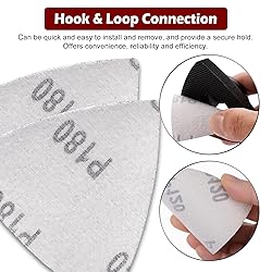 100pcsTriangle Sanding Paper Set, 60-240 Grit, Fits
