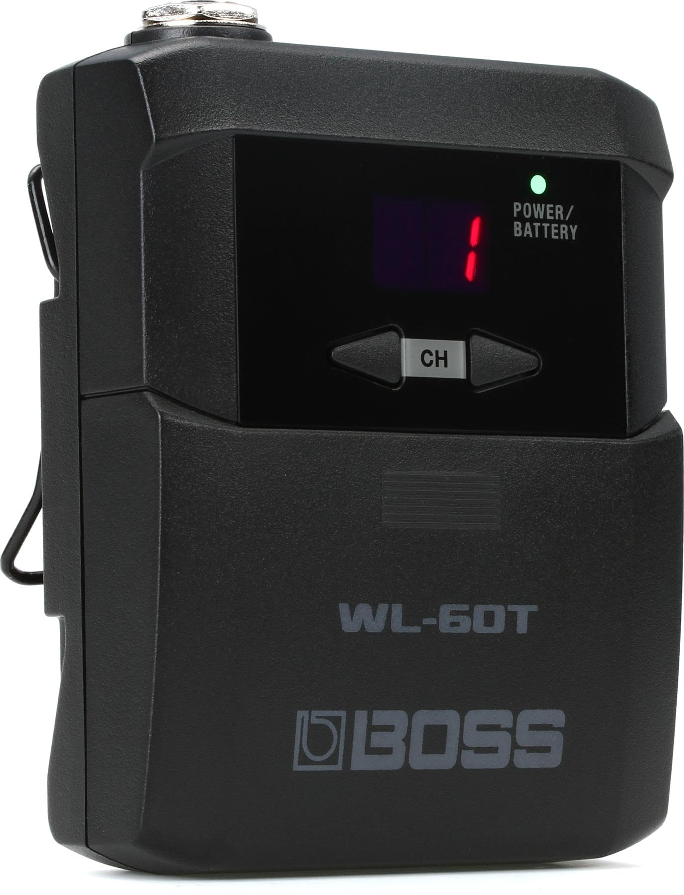 BOSS WL-60T Wireless Transmitter for WL-60 Wireless System | Connect Second Instrument for Quick Changes on Stage | Up to 25 Hours of Runtime | Ideal for Serious Stage Performers