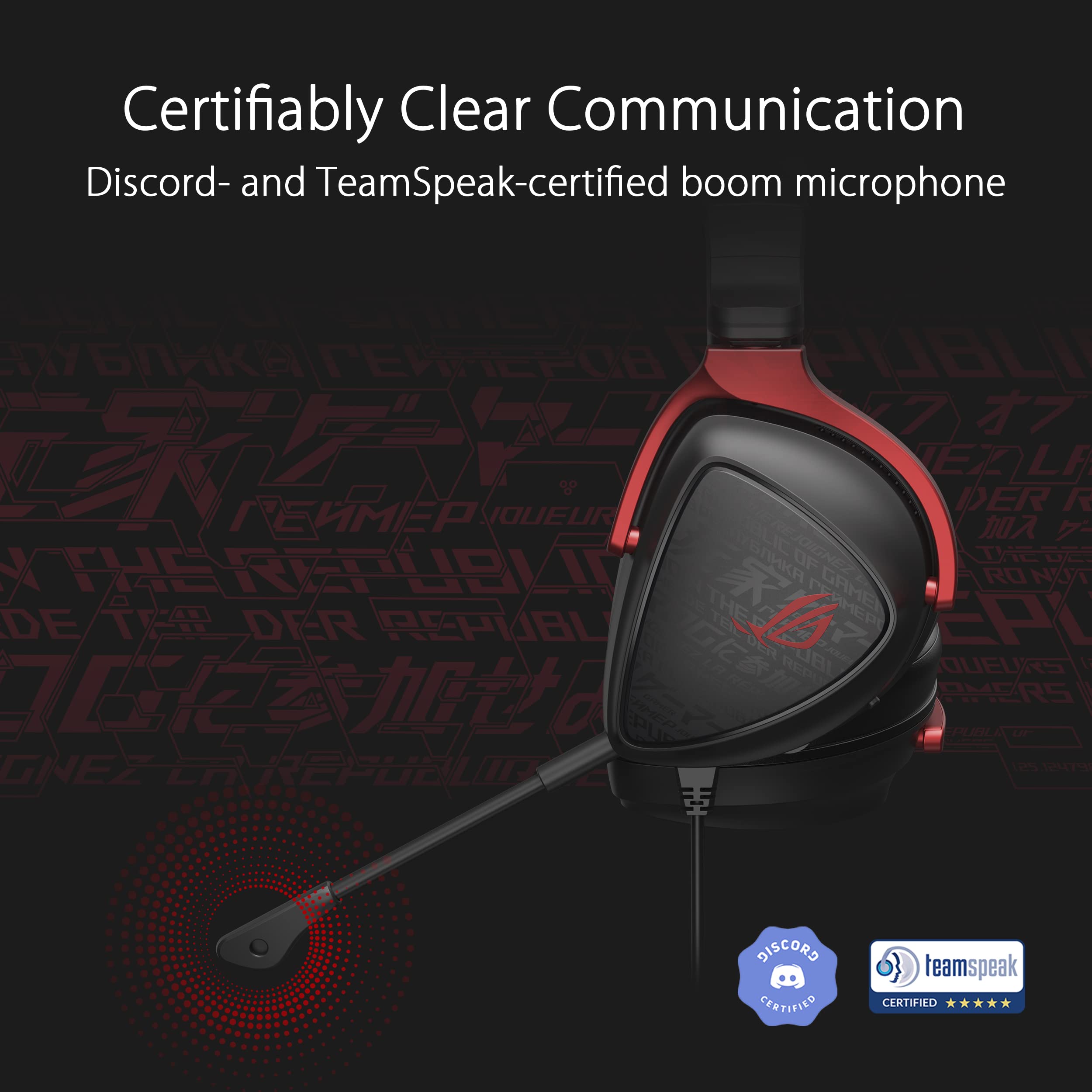 ASUS ROG Delta S Core Wired 3.5mm Gaming Headset with Mic – 40mm Essence Drivers, Virtual 7.1 Surround Sound, Discord-Certified Boom Mic, Lightweight, for PC, PS5, PS4, Xbox, Switch, Mobile - Black