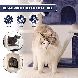 HYABi 53 Inch Ocean Theme Cat Tree