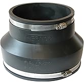 Fernco 1056-86 Flexible Pipe Coupling 8” CI/Plastic/Steel to 6” CI/Plastic/Steel