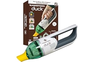 Horsepower Duck Cordless Vacuum, Ultra-Powerful, Compact, AS-SEEN-ON-TV, Strong Suction, Easy to Store, Rechargeable. Home, A
