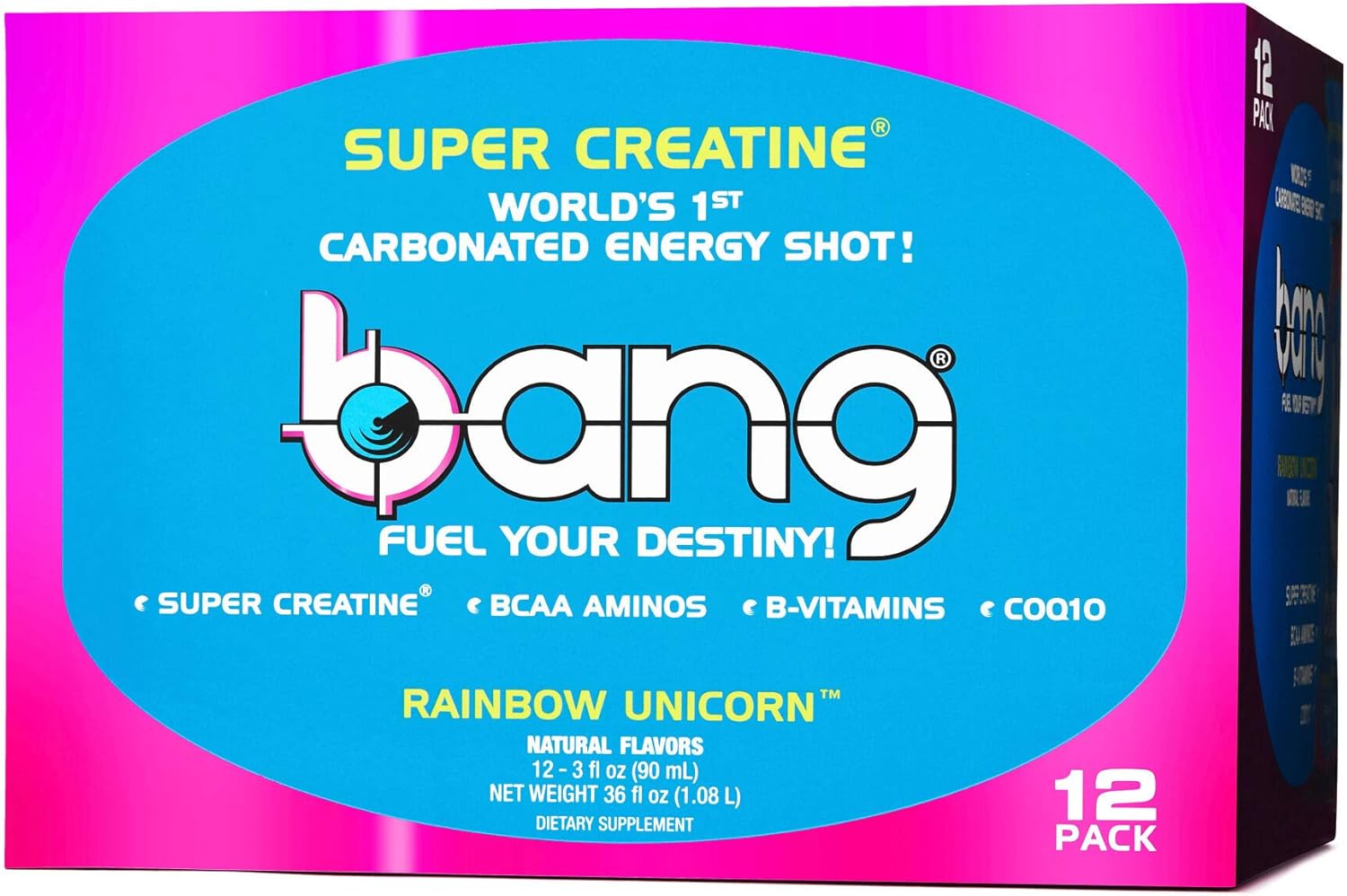VPX Bang Shots - Rainbow Unicorn - 12 Count: Health & Personal Care