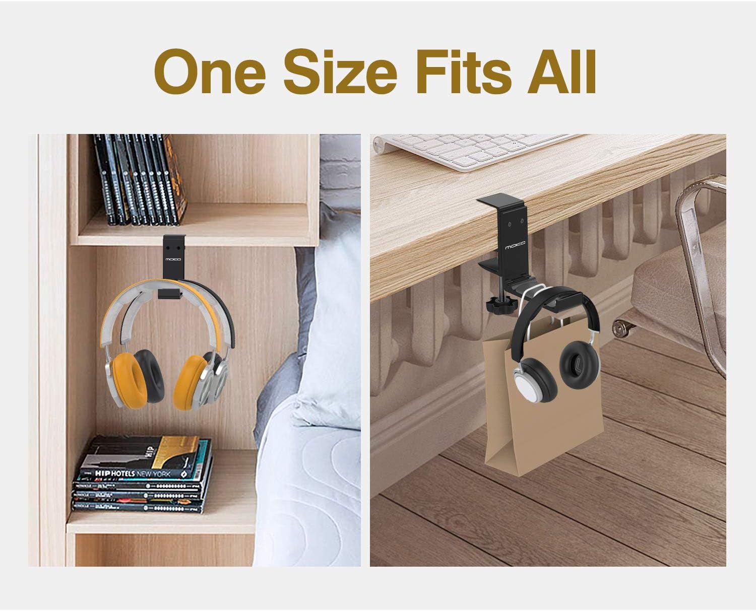 Gaming Headphones MoKo Headphone Stand Black AudioTechnica Universal