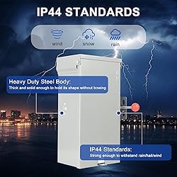 Bknius Manual Transfer Switch 100 Amp, NEMA 4X