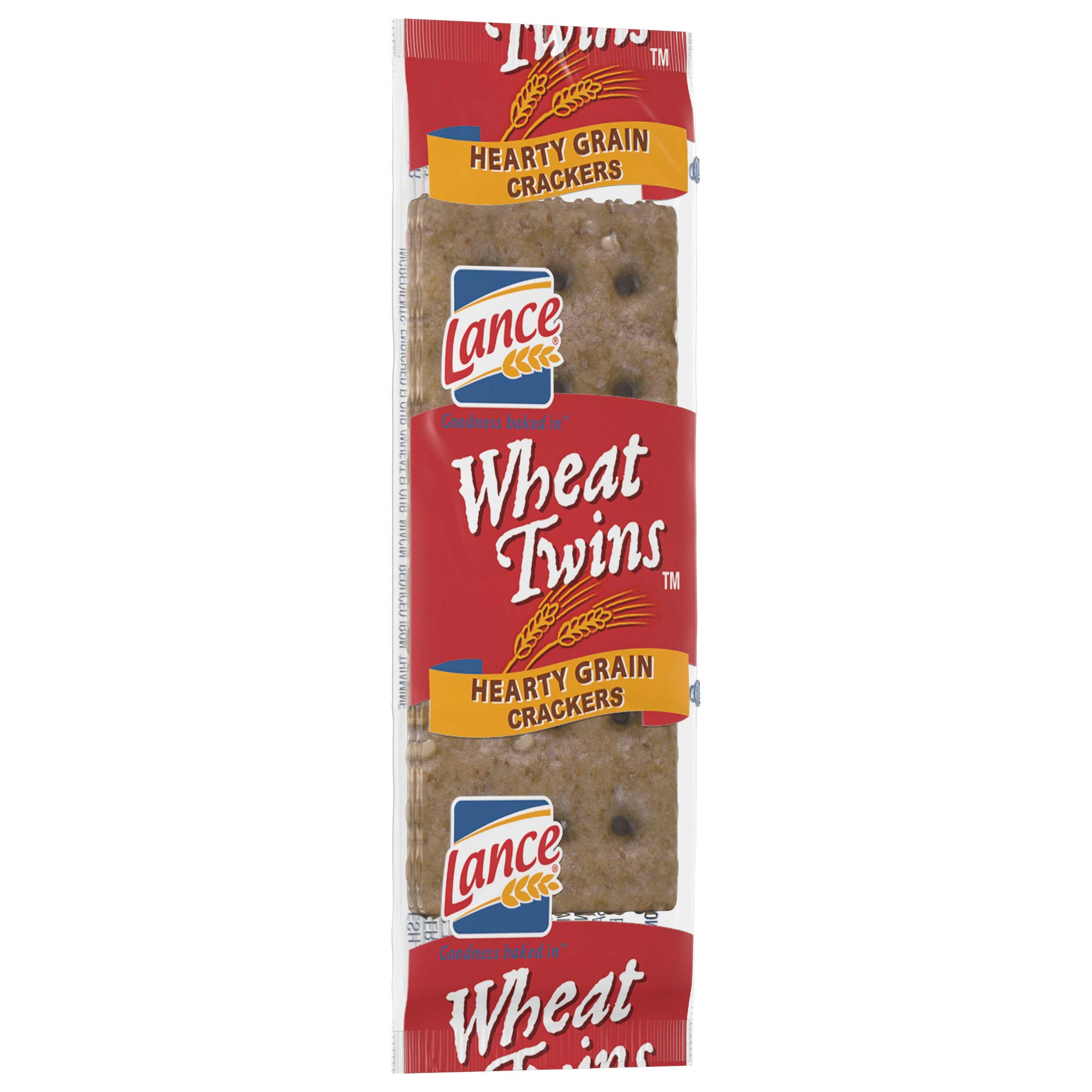 Lance Wheat Crackers, Wheat Twins, 500 Count Single Serve Packs