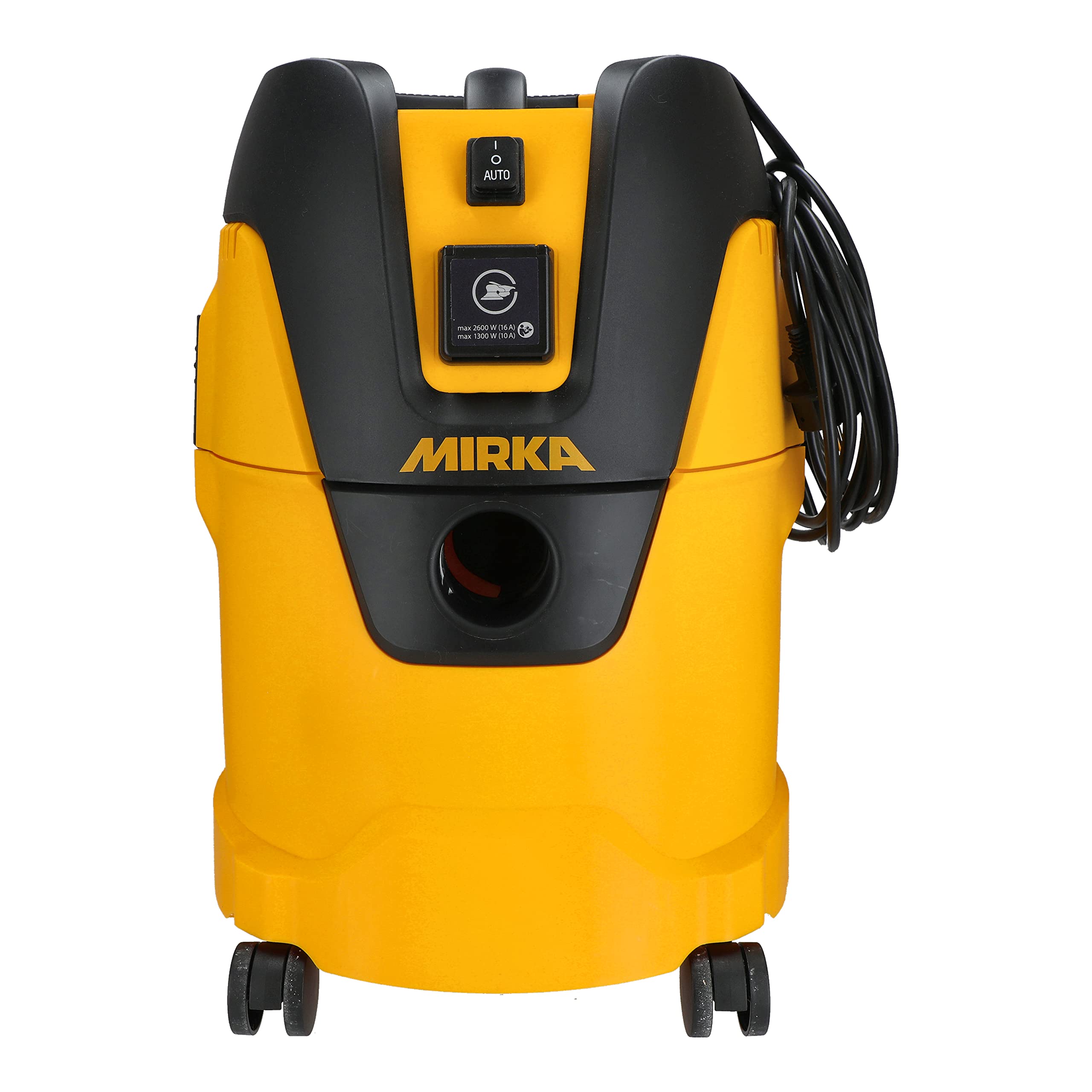 Mirka Industriestaubsauger Nass- und Trockensauger 25 Liter/Absaugschlauch / 1000 W Leistung/inkl. Adapter Schleifmaschinen/Düsenset, Schwarz, Gelb 6