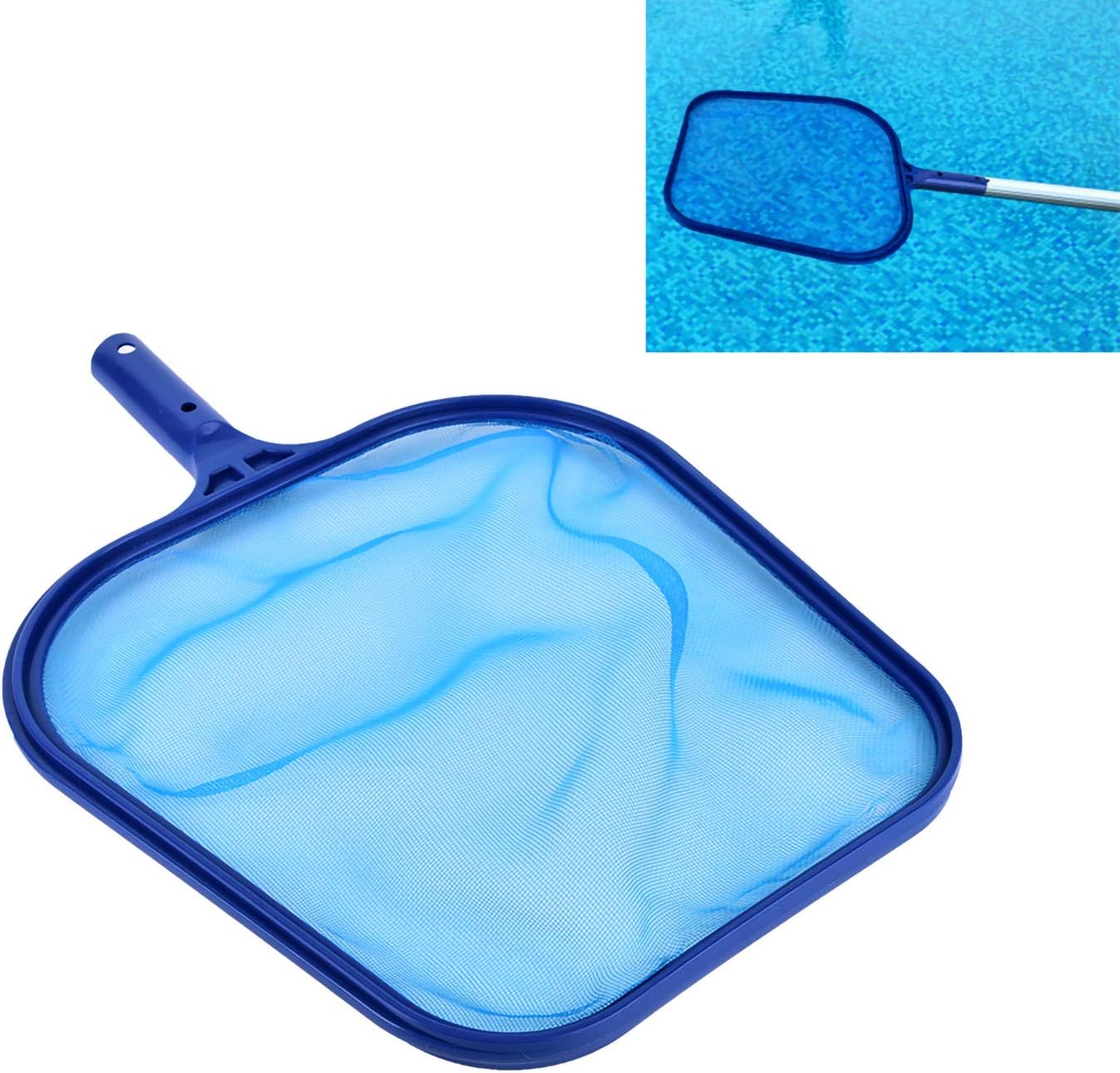 GKanMore Swimming Pool Skimmer Net Leaf Skimmer Net Plastic Rake Net for Spa Pond Pool, Pool Cleaner Supplies and Accessories
